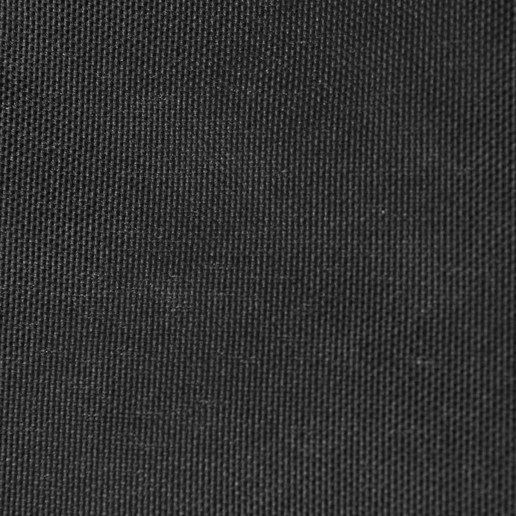 Stínící plachta oxfordská látka trojúhelník 5x6x6 m antracitová