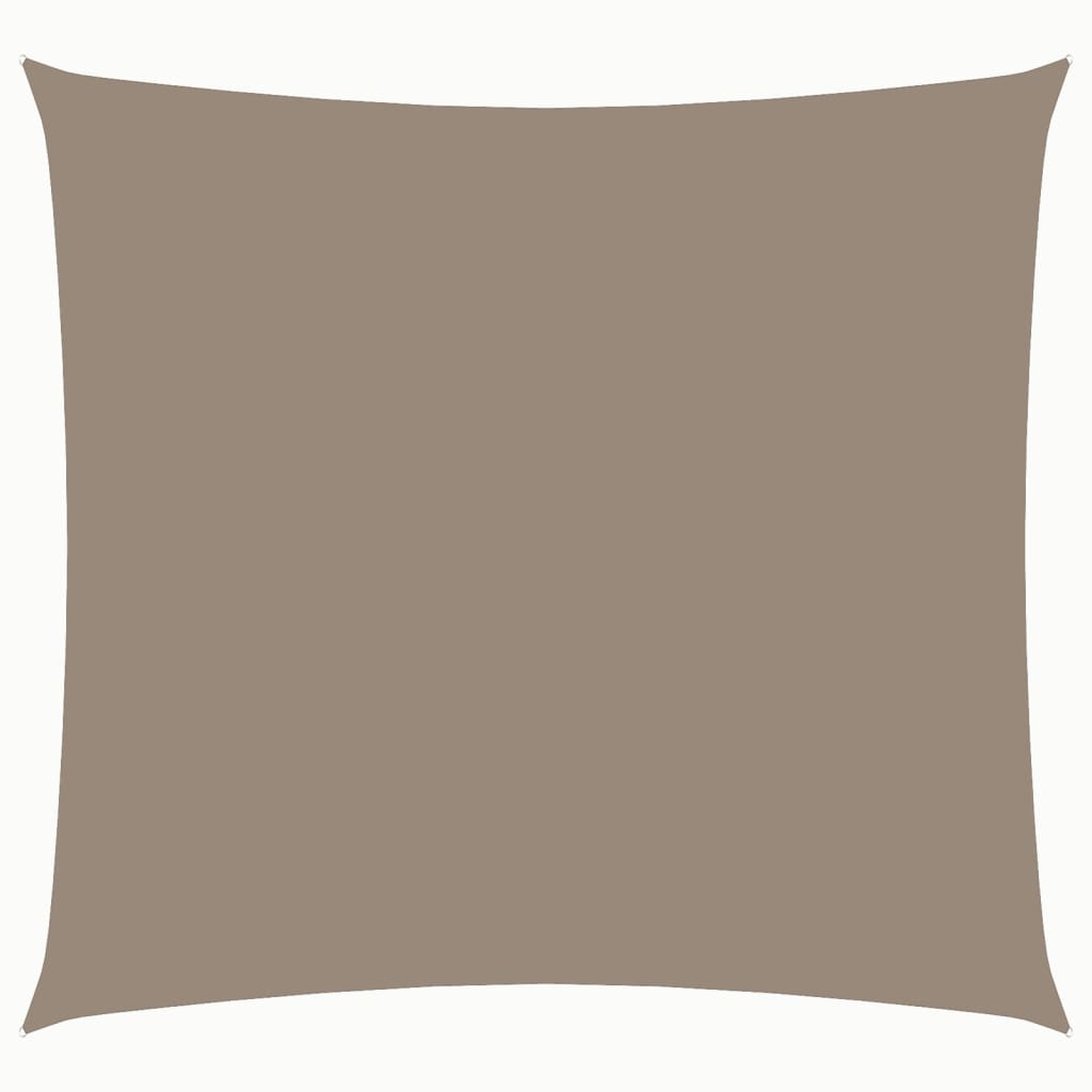 Stínící plachta oxfordská látka čtvercová 2,5 x 2,5 m taupe