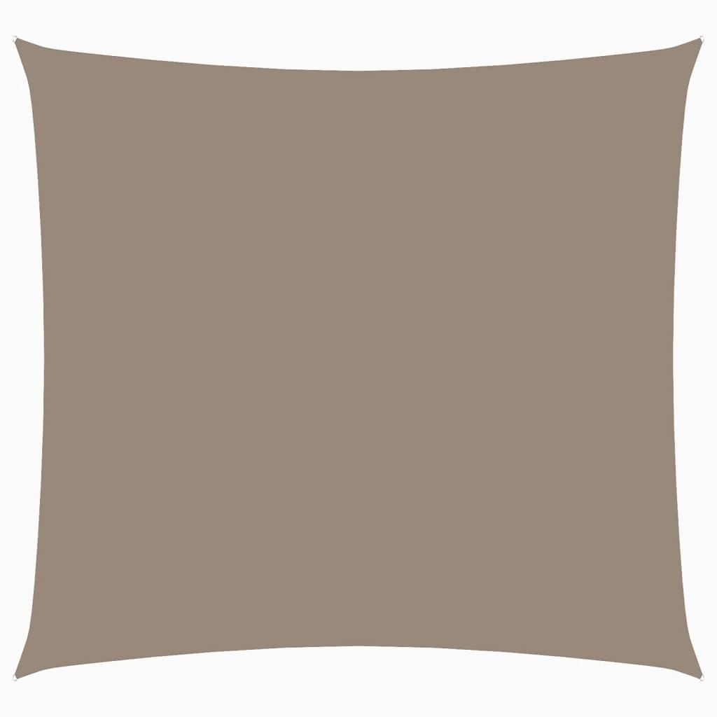 Stínící plachta oxfordská látka čtvercová 4,5 x 4,5 m taupe