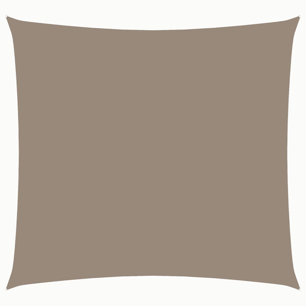 Stínící plachta oxfordská látka čtvercová 5 x 5 m taupe