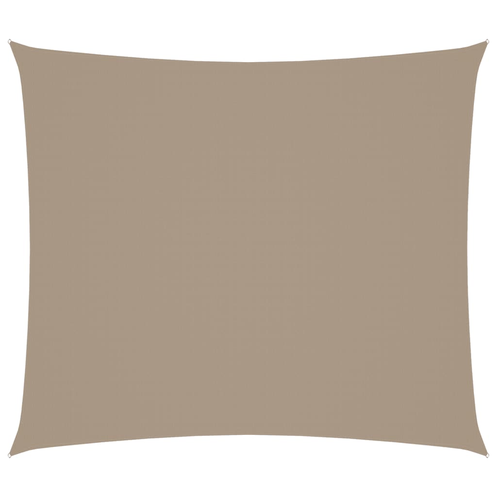 Stínící plachta oxfordská látka obdélníková 2 x 2,5 m taupe