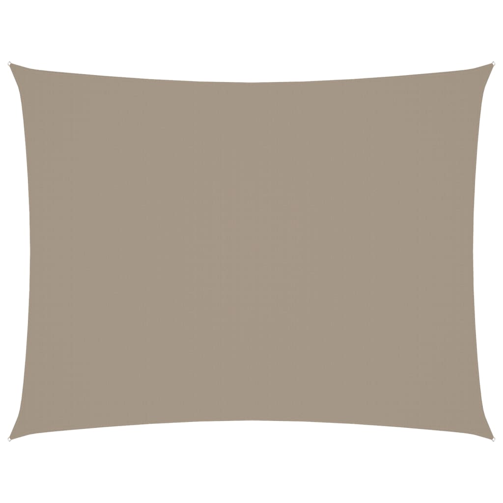 Stínící plachta oxfordská látka obdélníková 2,5 x 4 m taupe