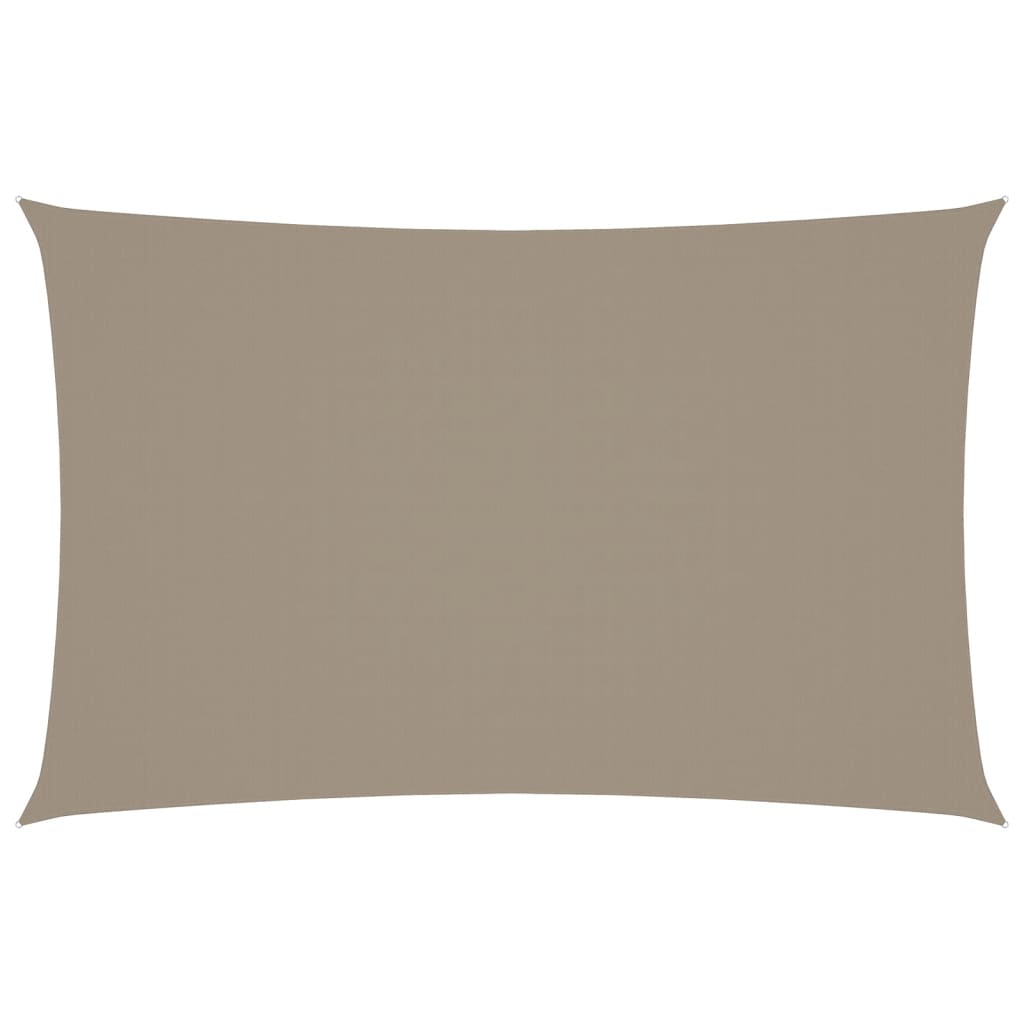 Stínící plachta oxfordská látka obdélníková 2,5 x 5 m taupe