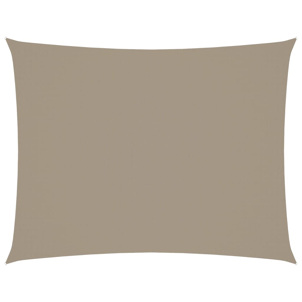 Stínící plachta oxfordská látka obdélníková 3 x 6 m taupe