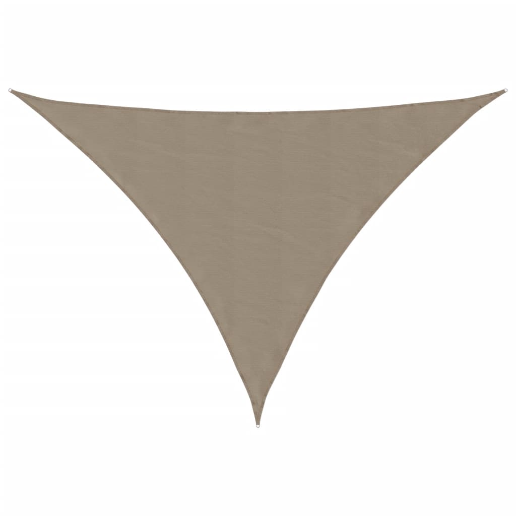 Stínící plachta oxfordská látka trojúhelník 2,5x2,5x3,5 m taupe