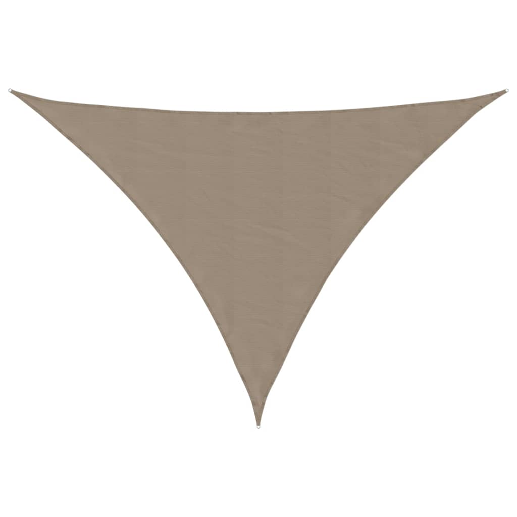 Stínící plachta oxfordská látka trojúhelníková 4x5x5 m taupe