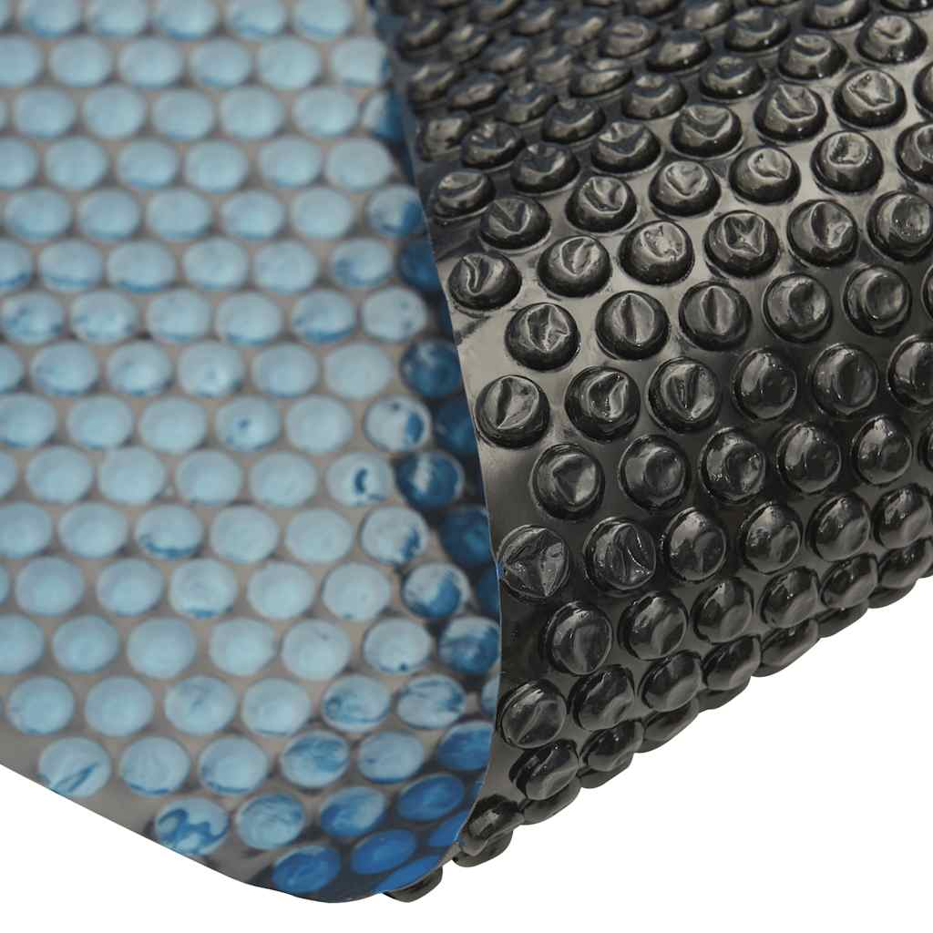 Plovoucí PE solární plachta na bazén 455 cm černo-modrá