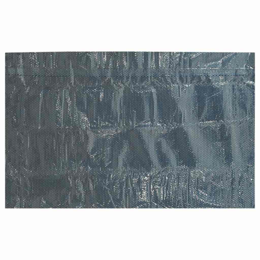 Plovoucí PE solární plachta na bazén 260 x 160 cm černo-modrá