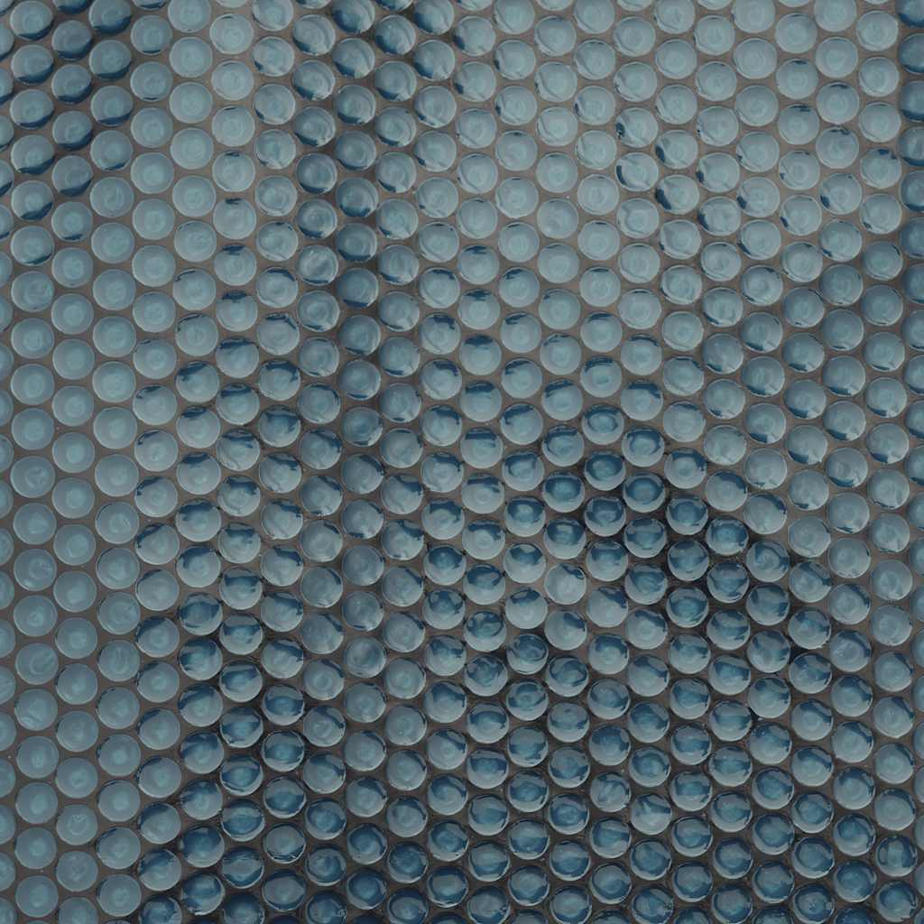 Plovoucí PE solární plachta na bazén 260 x 160 cm černo-modrá