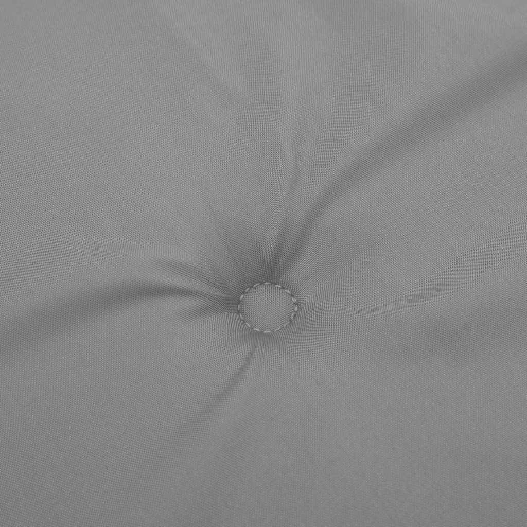 Podušky na zahradní židli 2 ks šedé 40x40x4 cm látka oxford