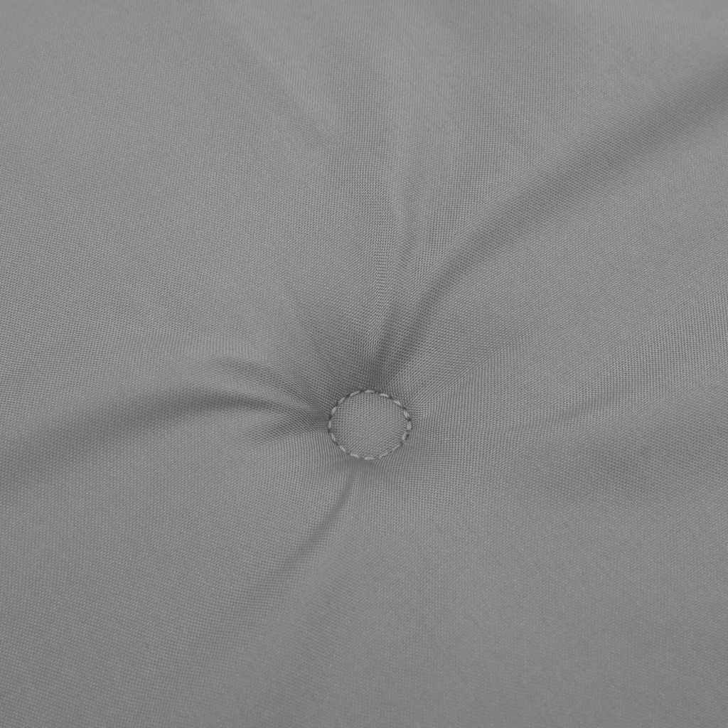 Podušky na zahradní židli 6 ks šedé 40x40x4 cm látka oxford