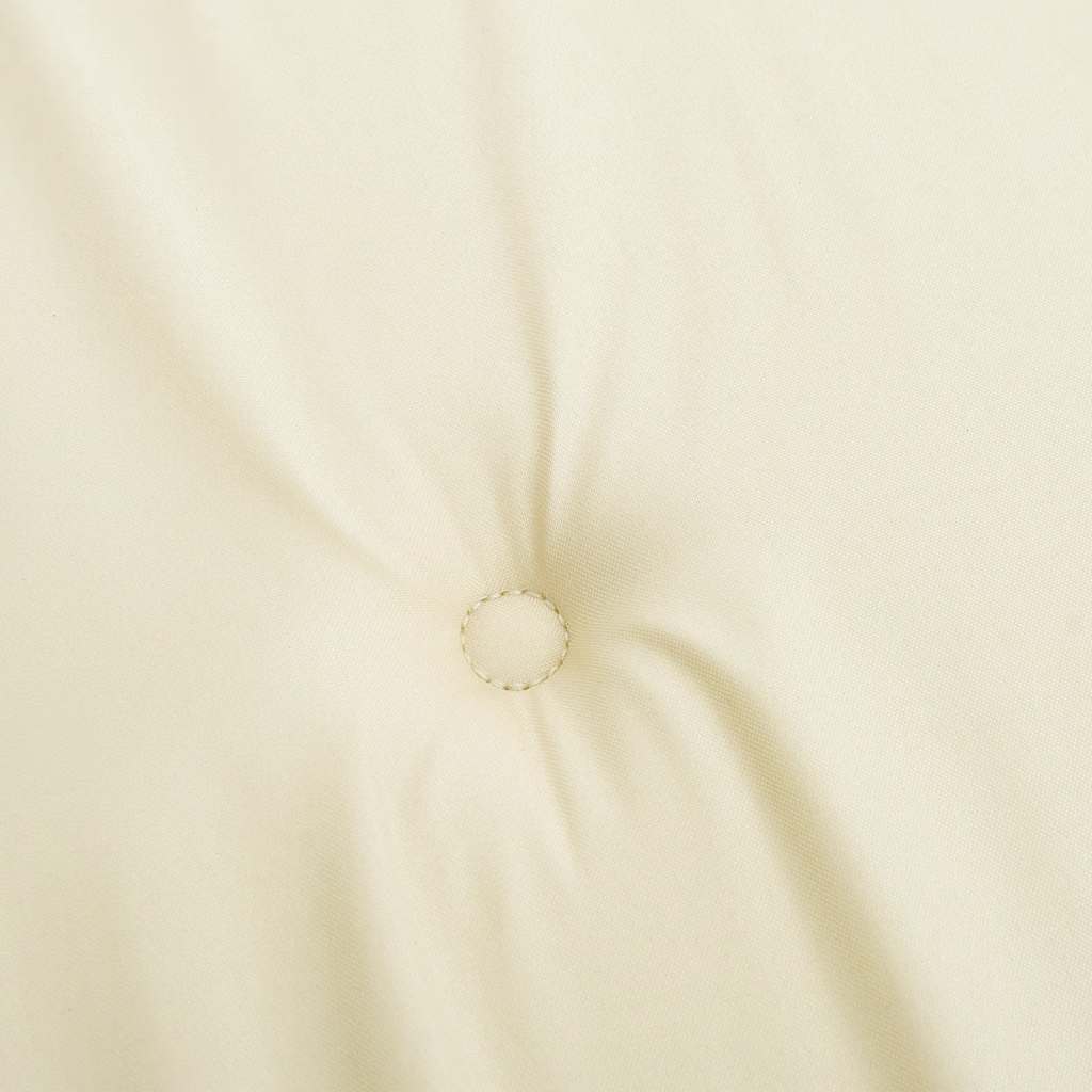 Podušky na zahradní židli 6 ks krémové 40x40x4 cm látka oxford