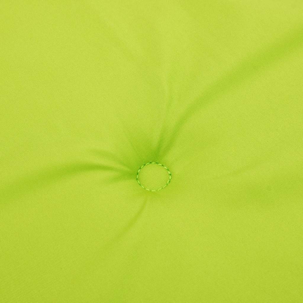 Podušky na zahradní židli 6 ks jasně zelené 40x40x4 cm oxford