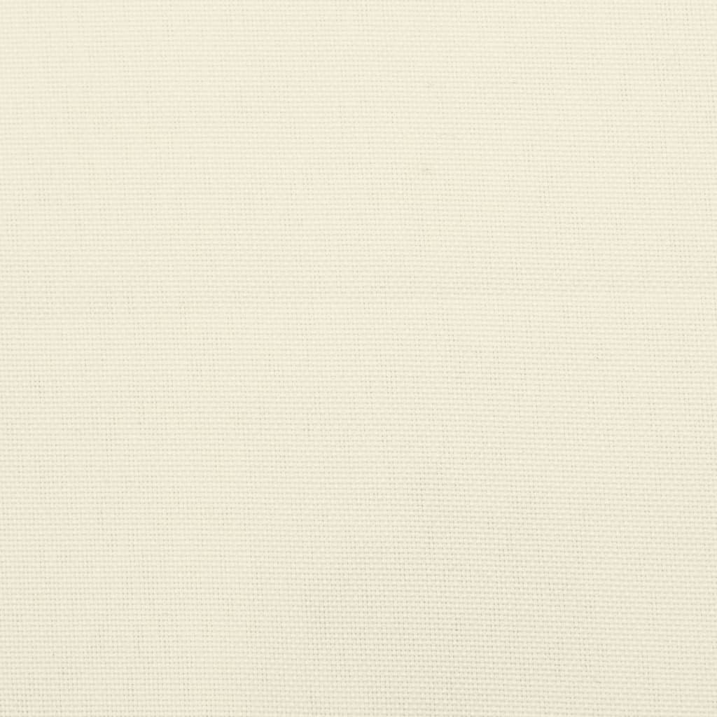 Podušky na zahradní židli 6 ks krémové 50x50x3 cm látka oxford