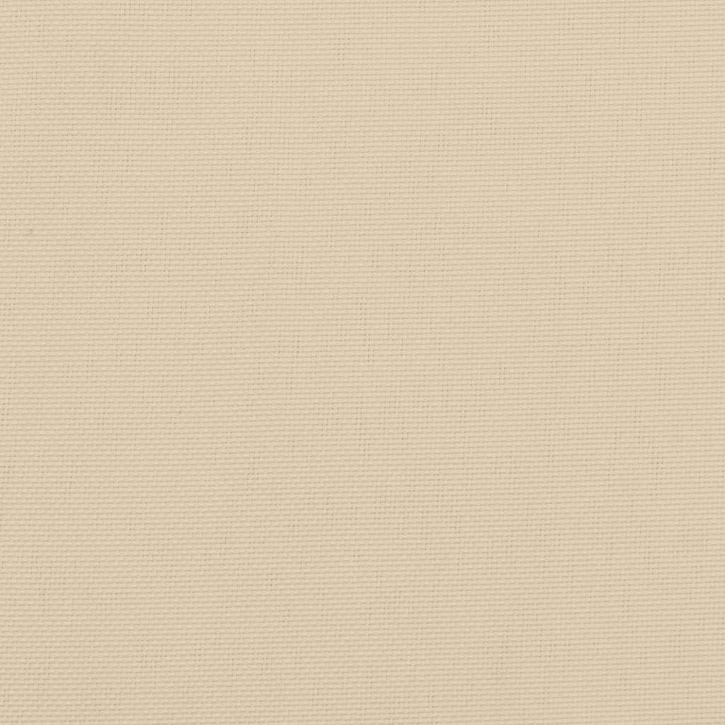 Podušky na zahradní židli 6 ks béžové 50x50x4 cm látka oxford