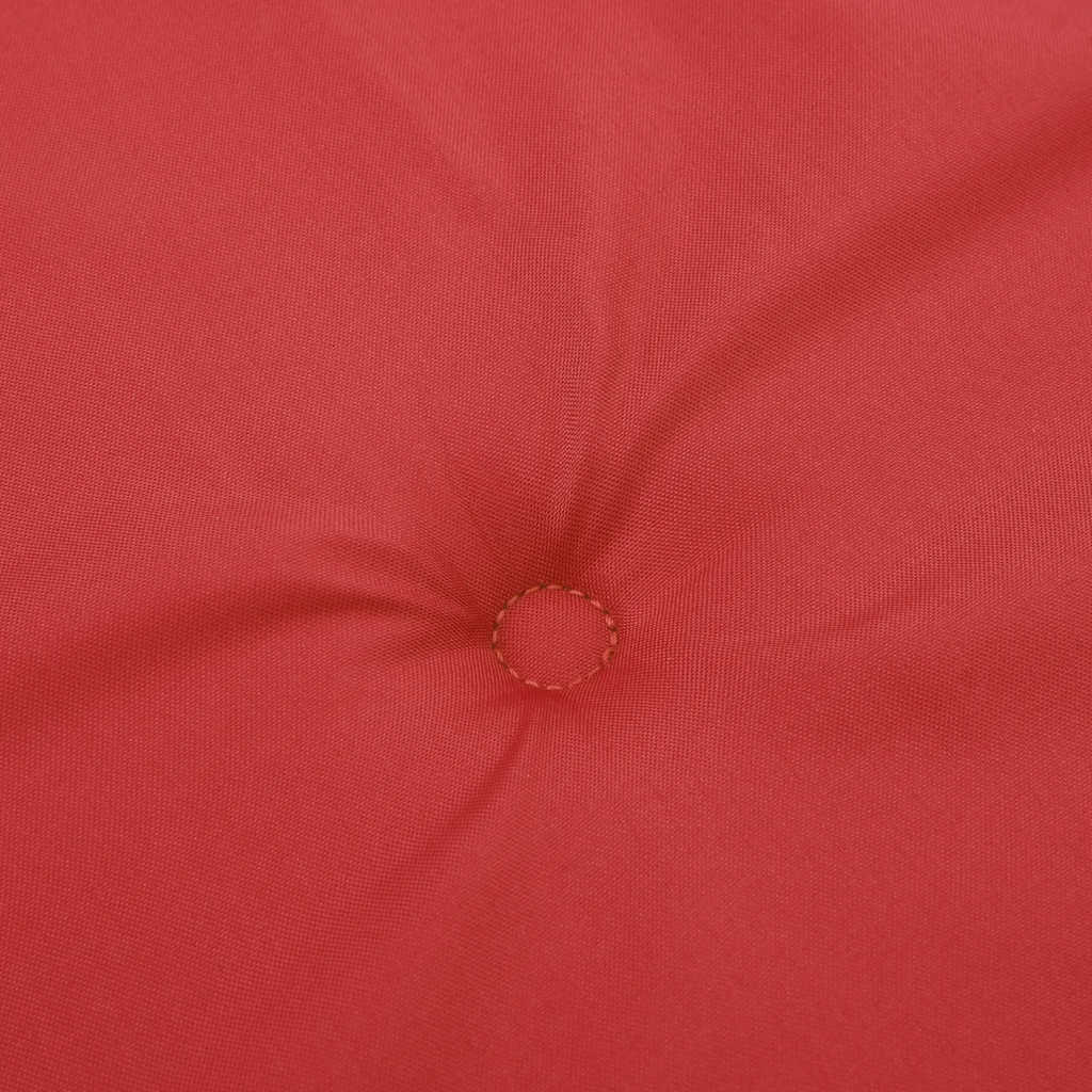 Podušky na zahradní židli 4 ks červené 50x50x4 cm látka oxford