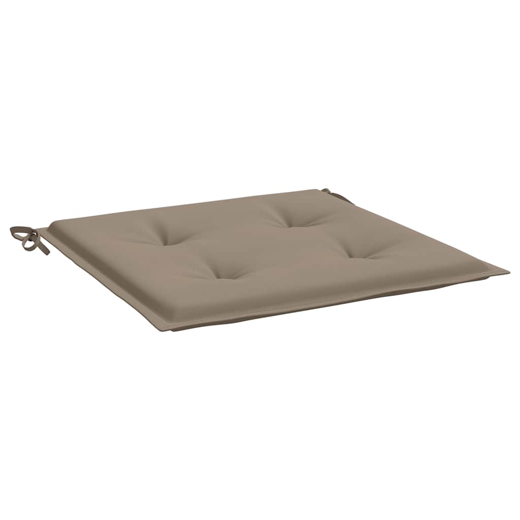 Podušky na zahradní židli 4 ks taupe 50x50x4 cm látka oxford