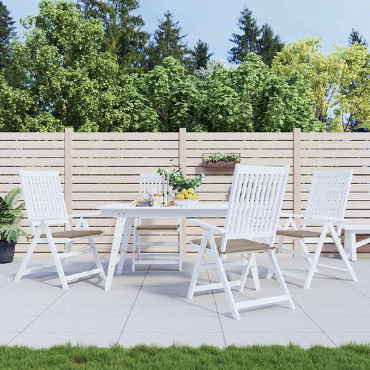 Podušky na zahradní židli 4 ks taupe 50x50x4 cm látka oxford