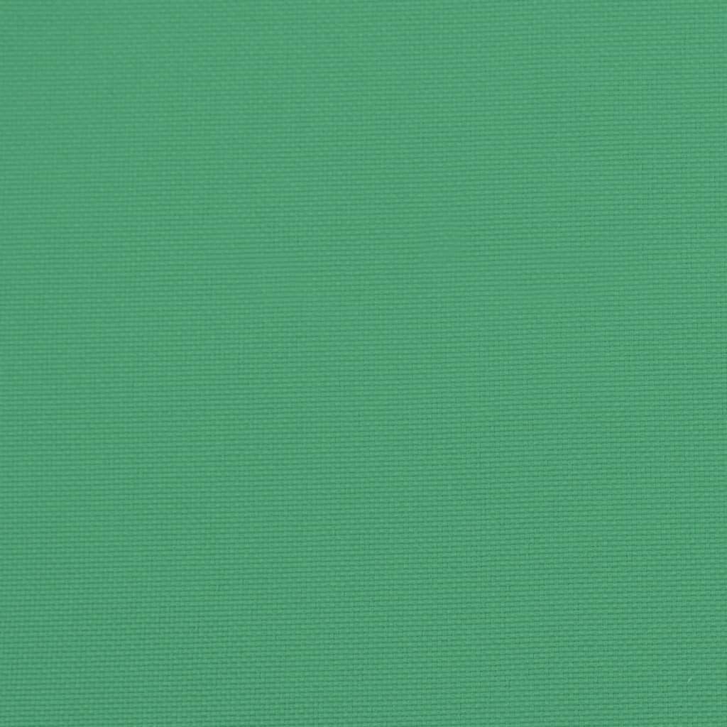 Podušky na židli vysoké opěradlo 6 ks zelené 120x50x3 cm textil
