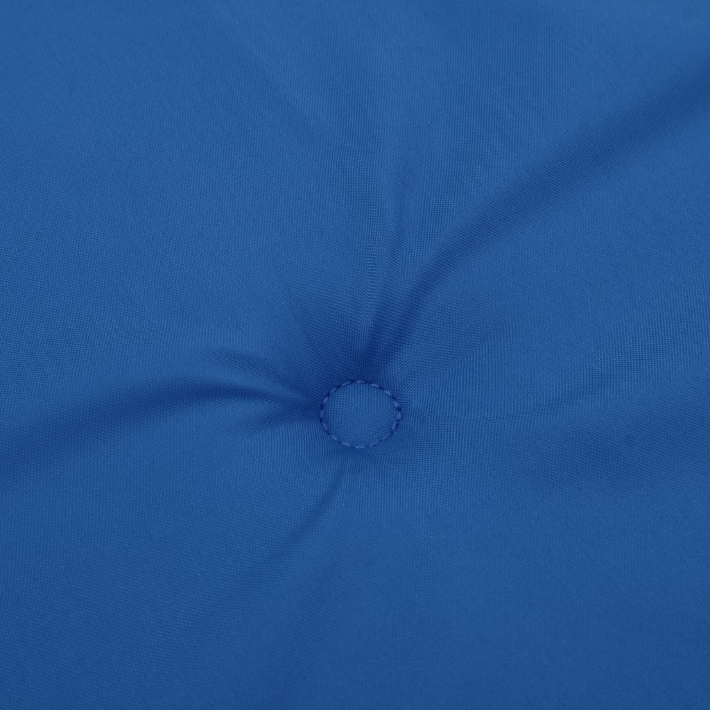 Podušky na židli vysoké opěradlo 4ks královsky modré 120x50x3cm