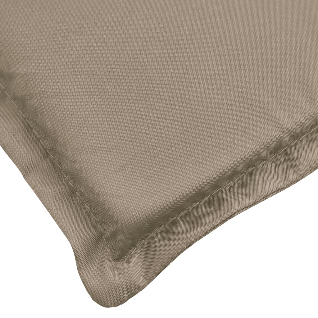 Poduška na lehátko taupe 200 x 60 x 3 cm oxfordská látka