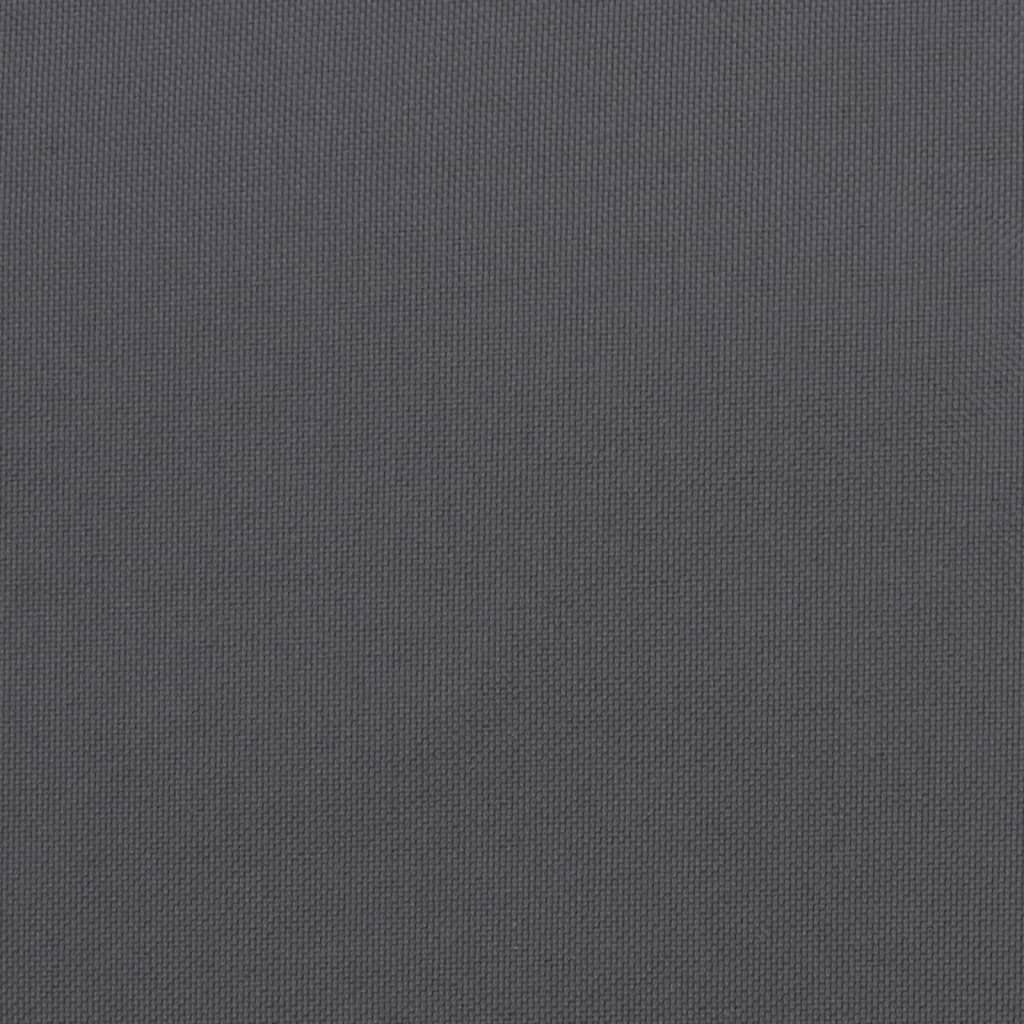 Poduška na lehátko antracitová 200 x 70 x 3 cm oxfordská látka