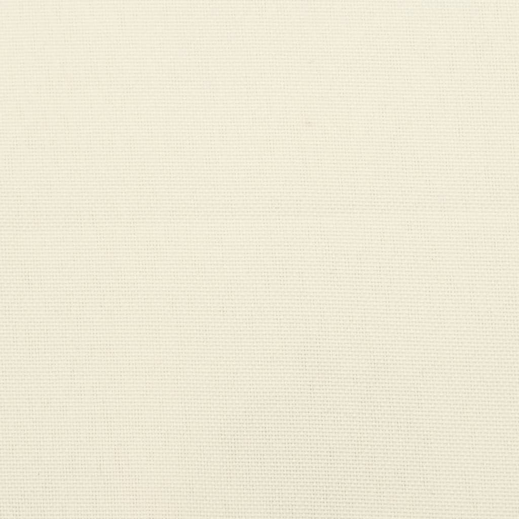 Poduška na lehátko krémová 200 x 70 x 3 cm oxfordská látka
