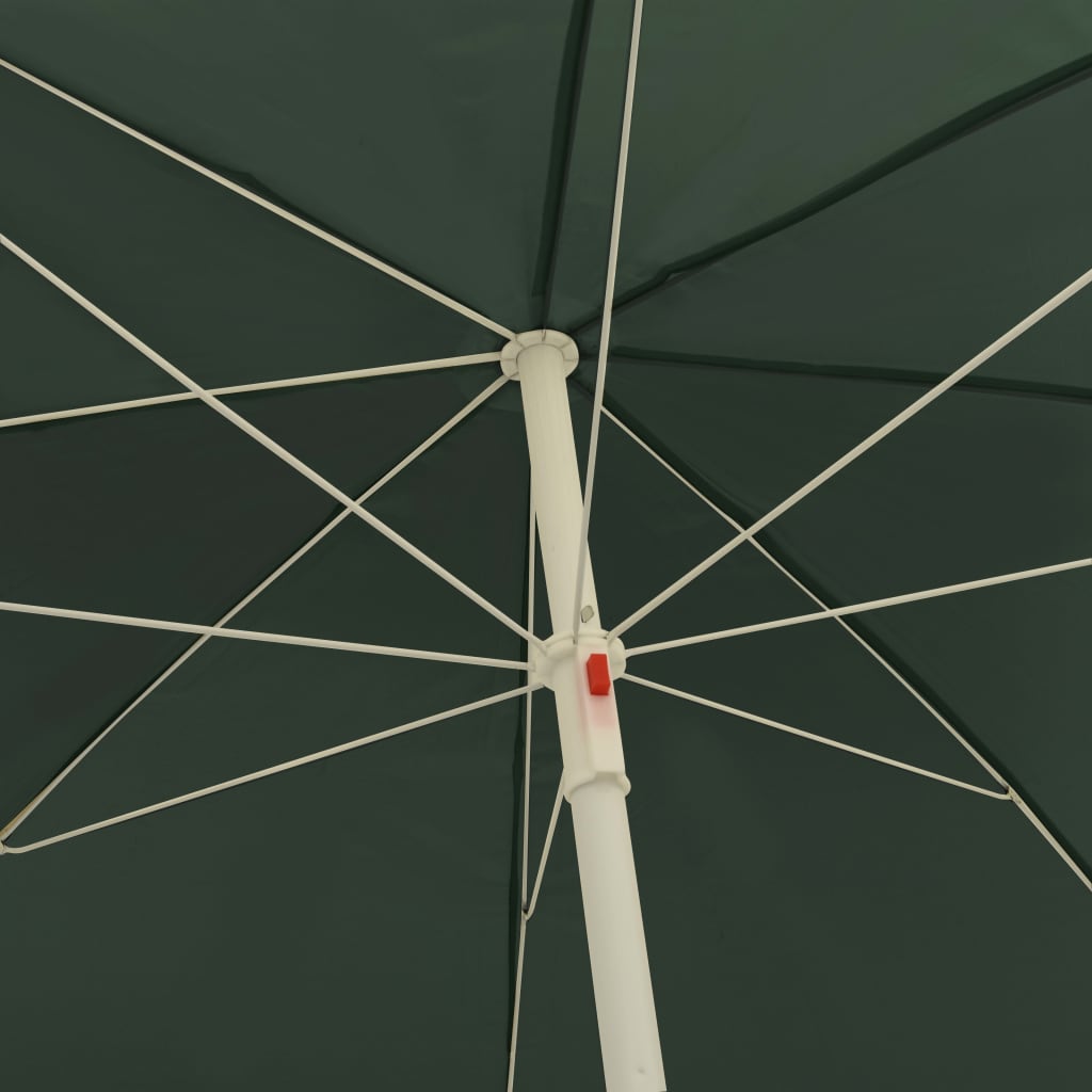 Plážový slunečník zelený 300 cm