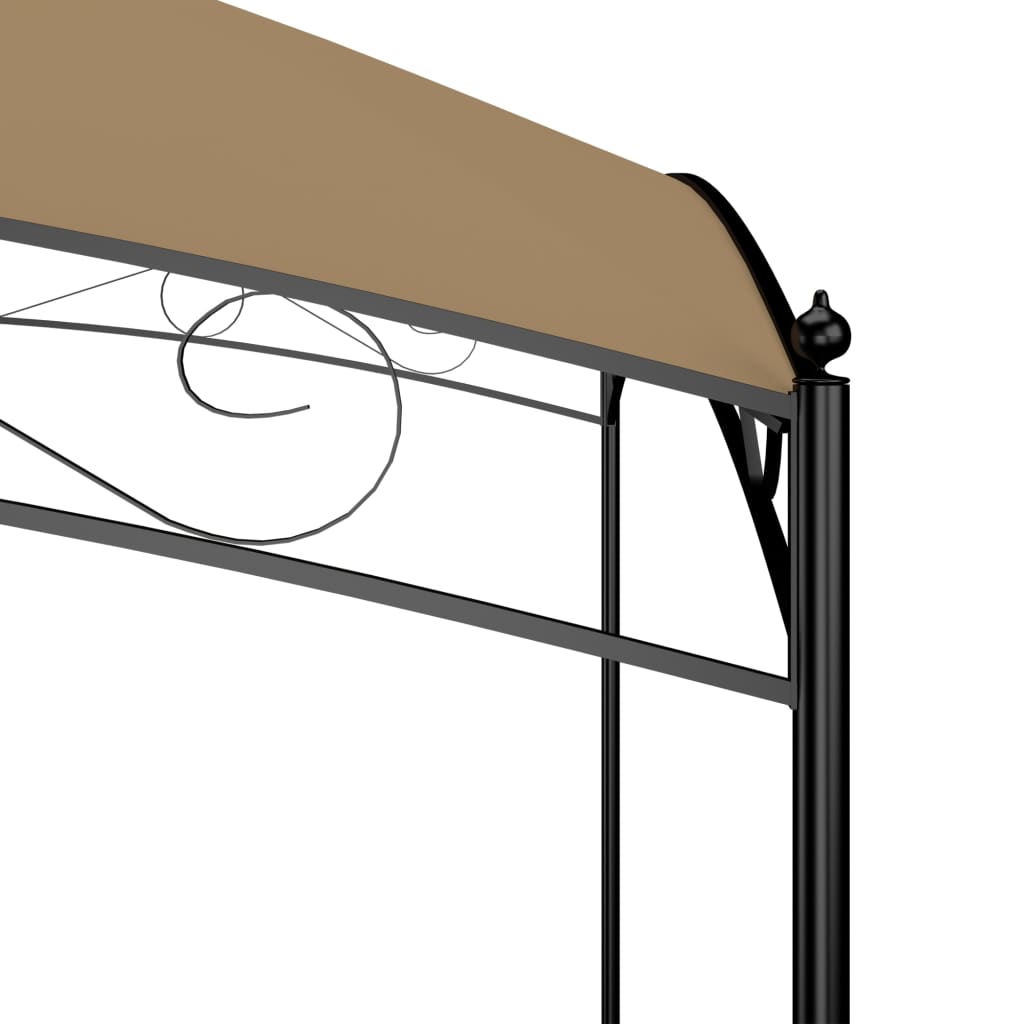 Altán 3 x 3 x 2,65 m taupe 180 g/m²