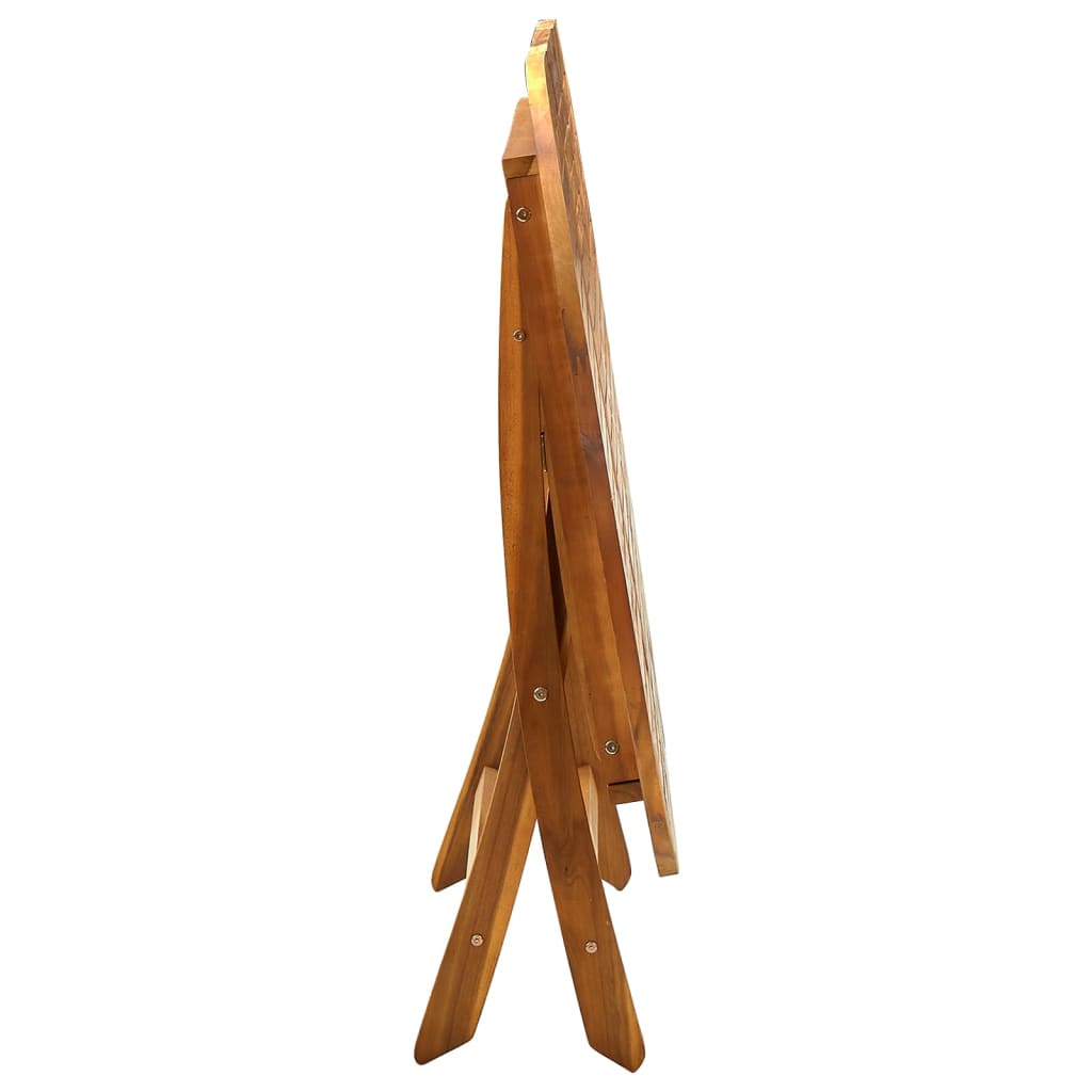 Skládací zahradní stůl 160 x 85 x 75 cm masivní akáciové dřevo