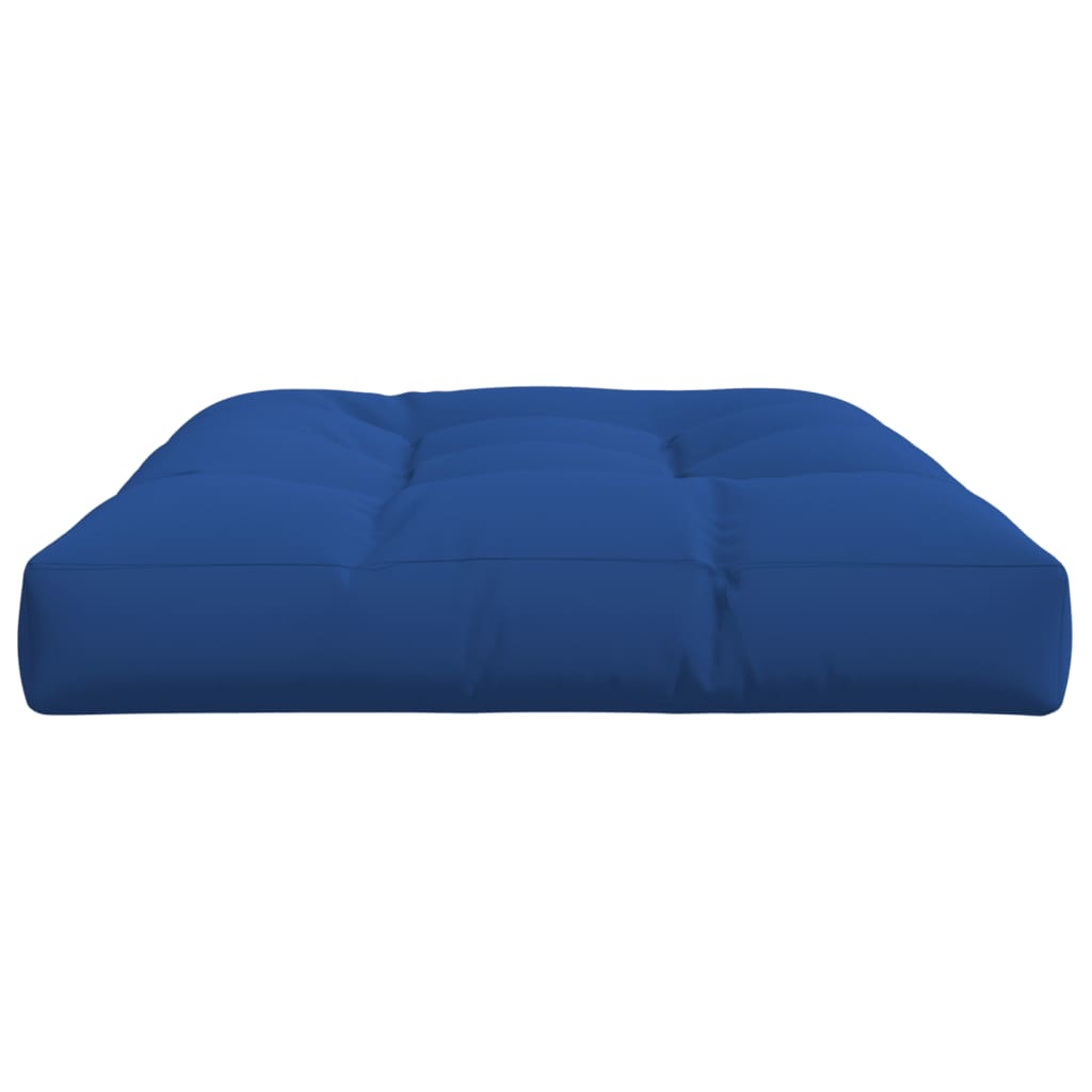 Poduška na palety královsky modrá 120 x 80 x 12 cm textil