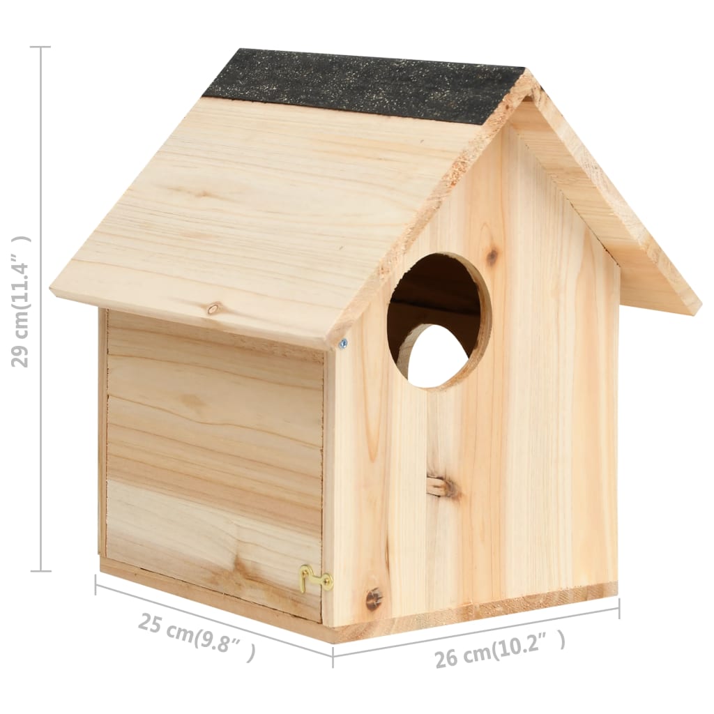 Domeček pro veverky jedlové dřevo 26 x 25 x 29 cm