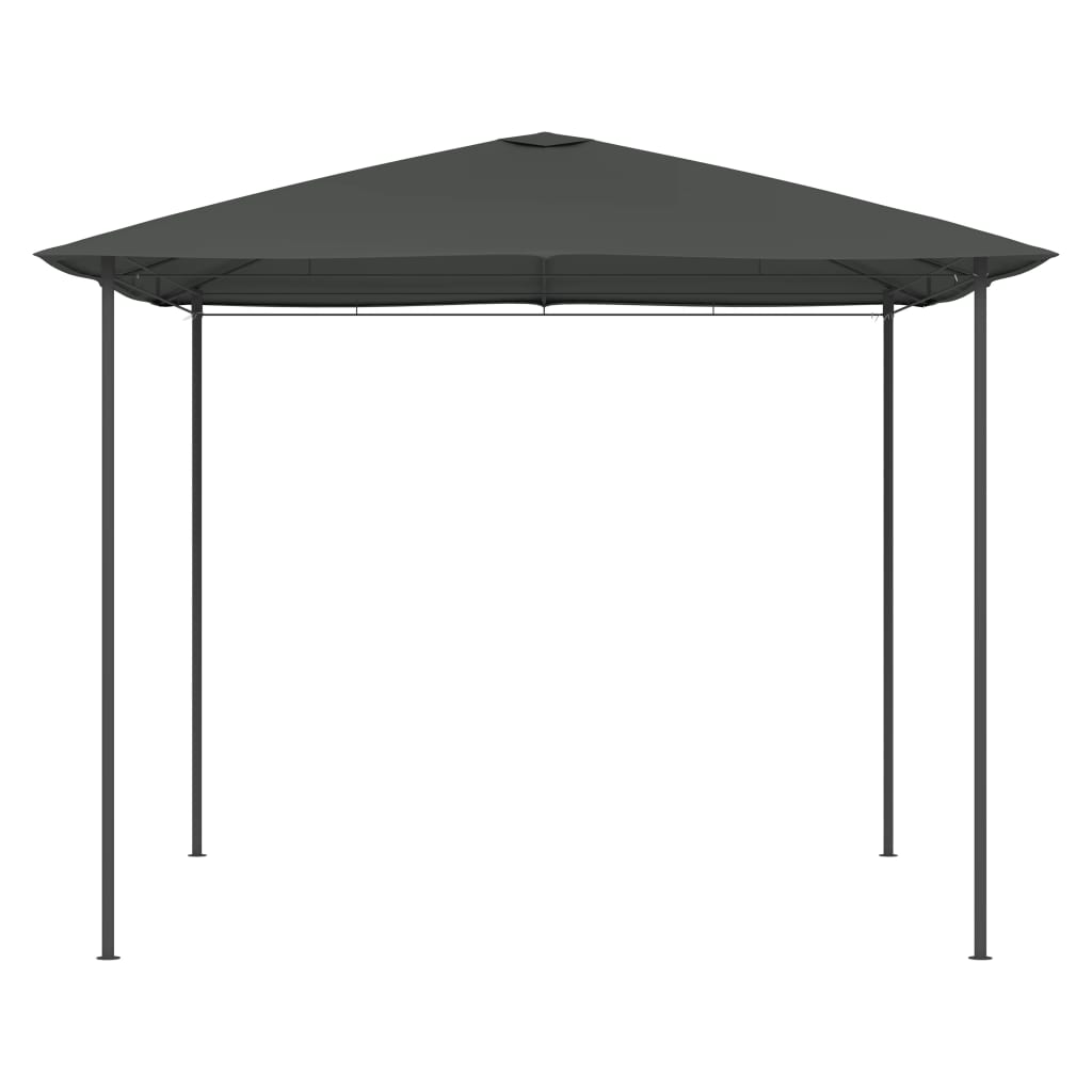 Altán 3 x 3 x 2,6 m antracitový 160 g/m²