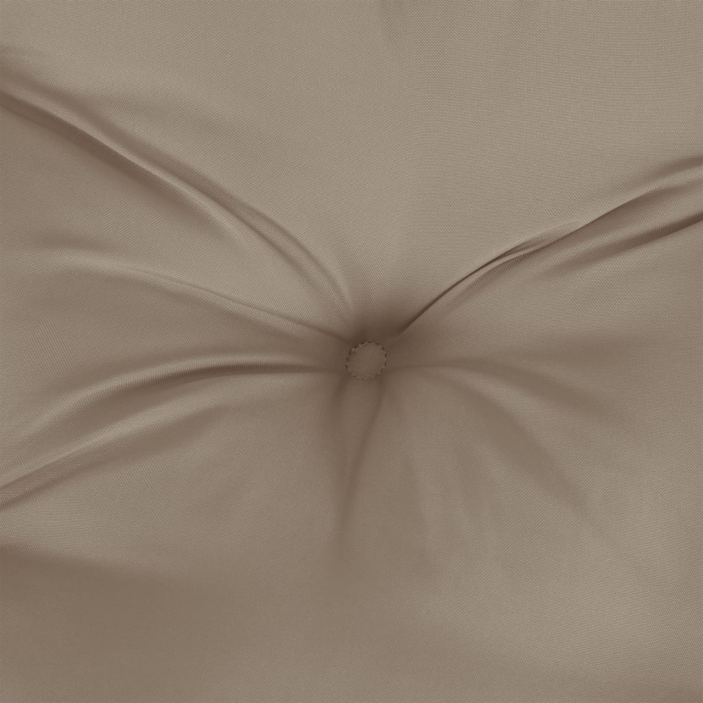 Podušky na židli 4 ks taupe 40 x 40 x 7 cm látka oxford