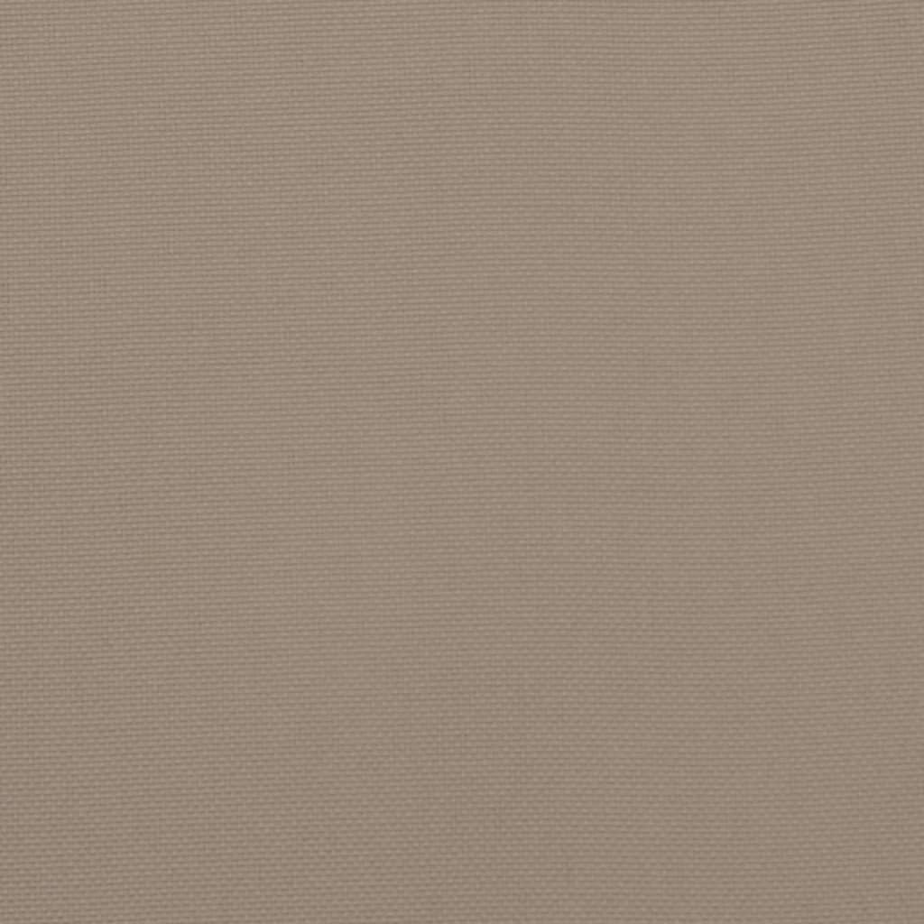 Podušky na židli 6 ks taupe 50 x 50 x 7 cm oxfordská látka