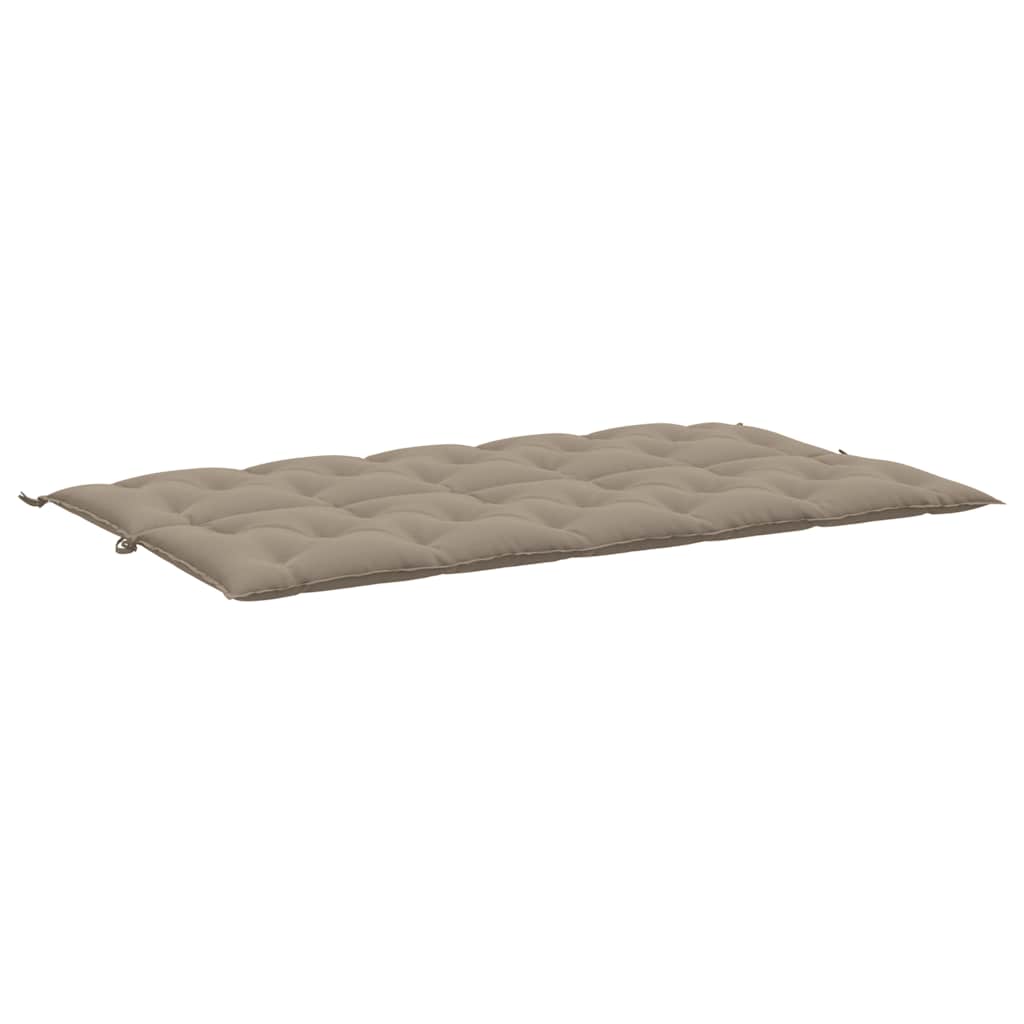 Poduška na zahradní lavici taupe 180x(50+50)x7 cm látka oxford