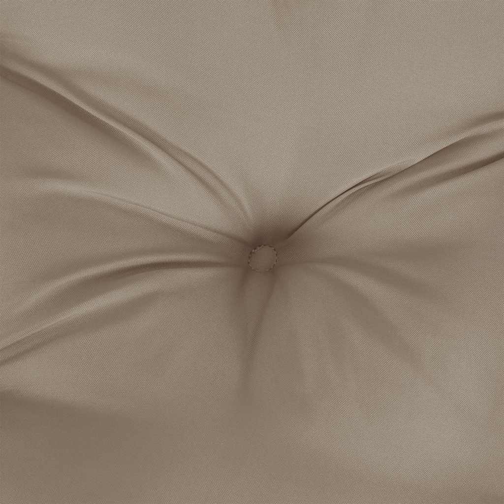 Poduška na zahradní lavici taupe 180x(50+50)x7 cm látka oxford