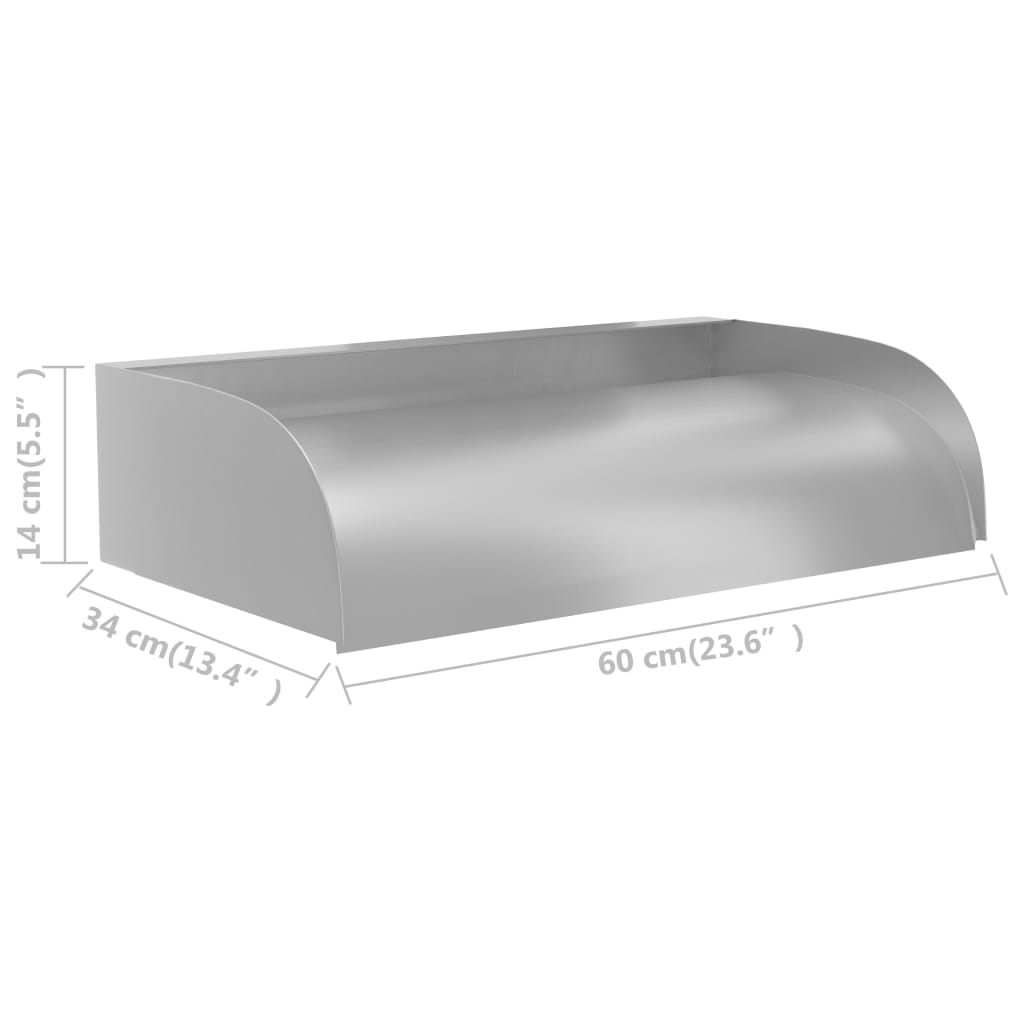 Vodopád 60 x 34 x 14 cm nerezová ocel 304