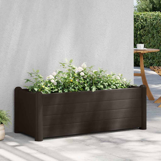 Vyvýšený záhon PP moka 100 x 43 x 35 cm