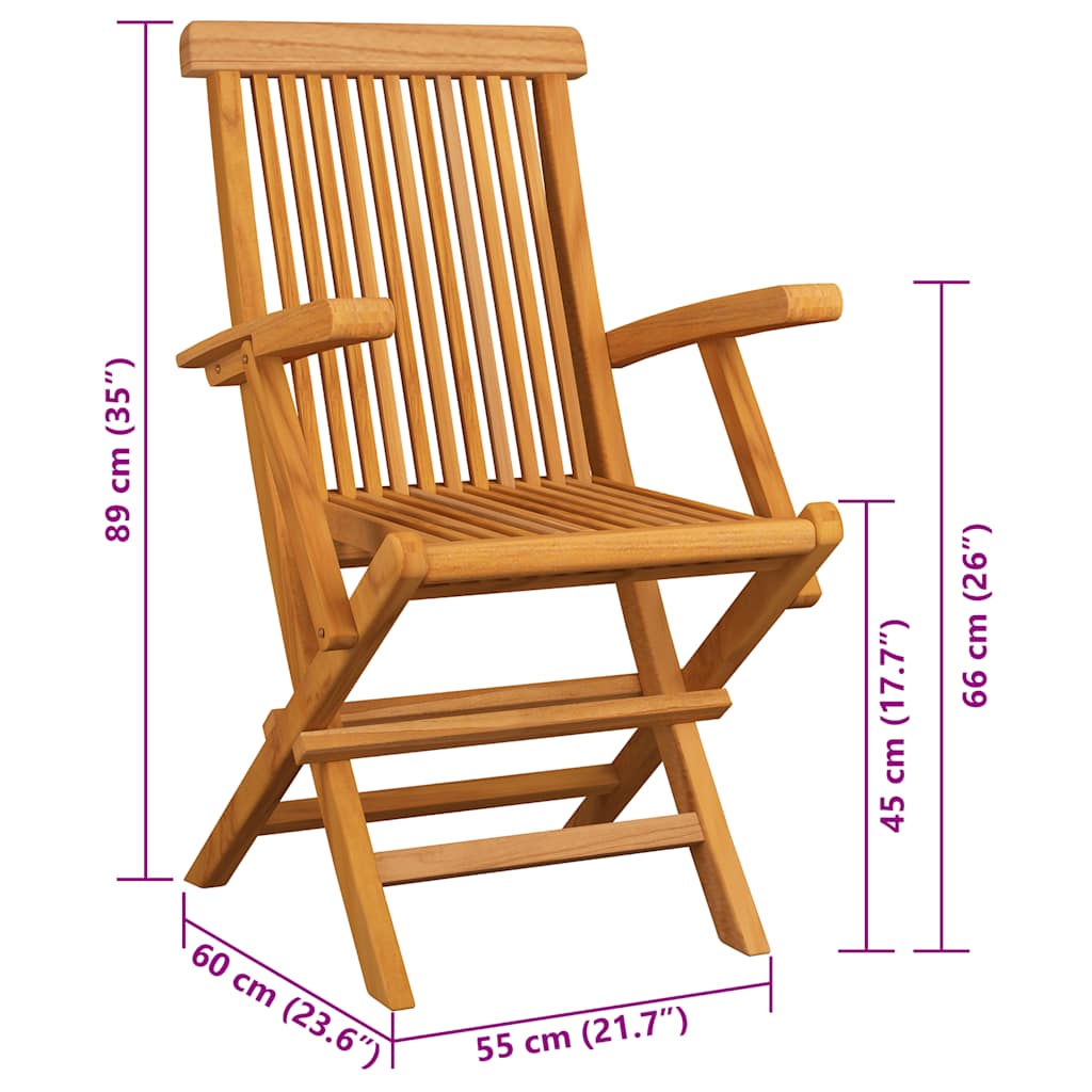Zahradní židle s jasně zelenými poduškami 3 ks masivní teak