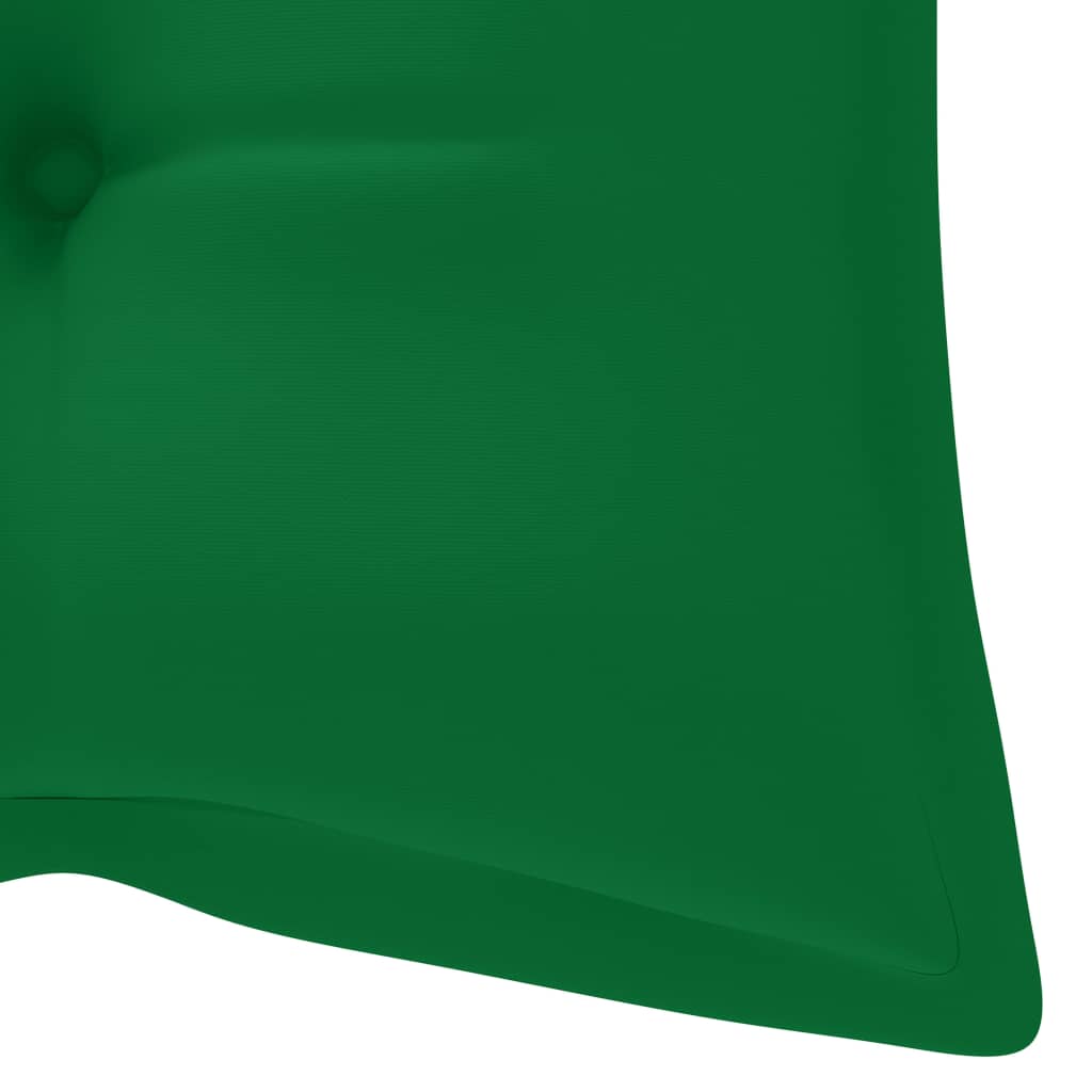 Skládací zahradní lavice s poduškou 118 cm bambus
