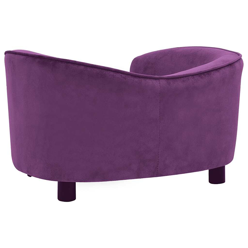 Pohovka pro psy vínová 69 x 49 x 40 cm plyš
