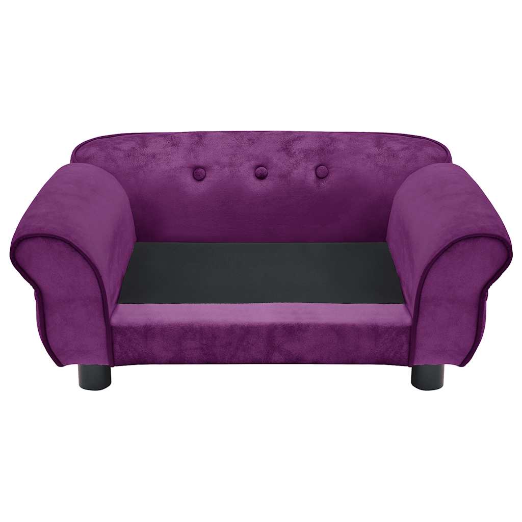 Pohovka pro psy vínová 72 x 45 x 30 cm plyš
