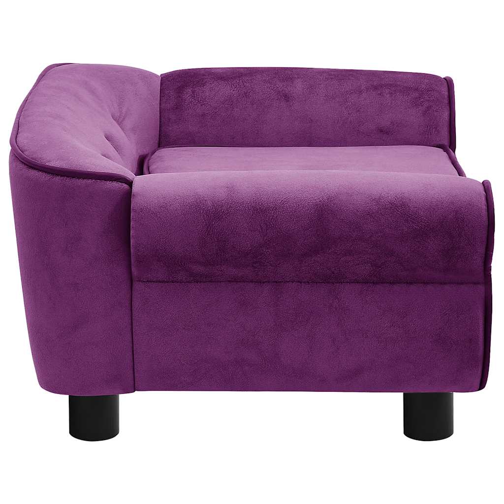 Pohovka pro psy vínová 72 x 45 x 30 cm plyš