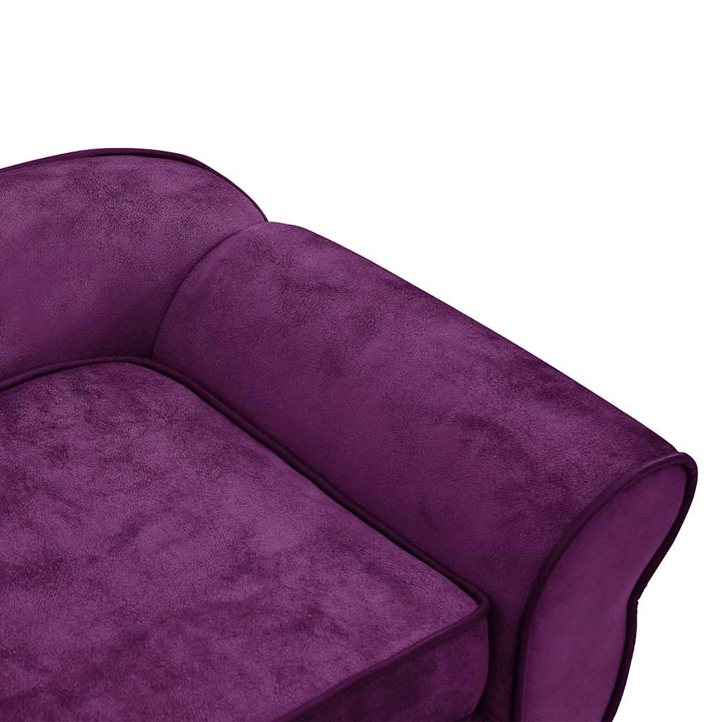 Pohovka pro psy vínová 72 x 45 x 30 cm plyš