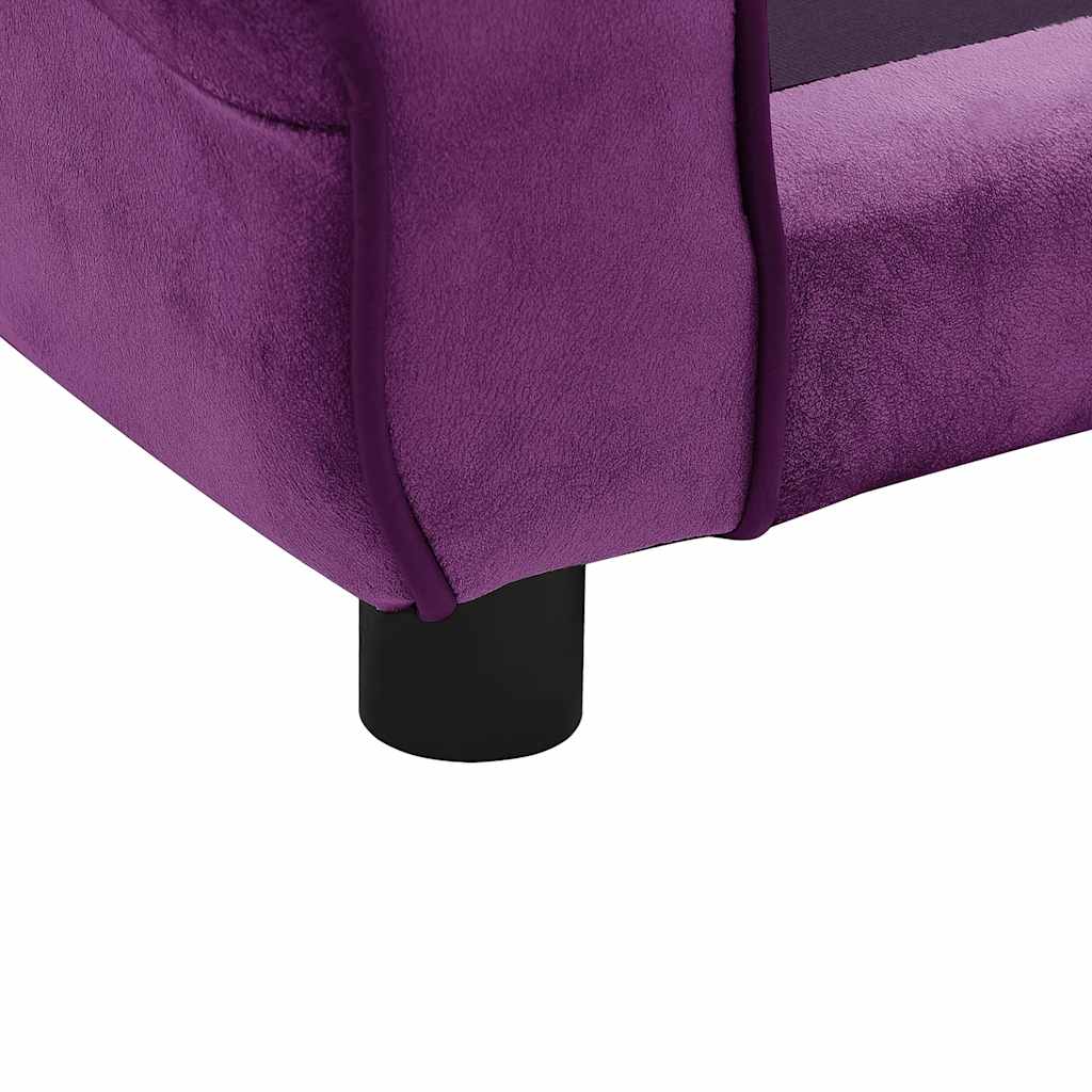 Pohovka pro psy vínová 72 x 45 x 30 cm plyš