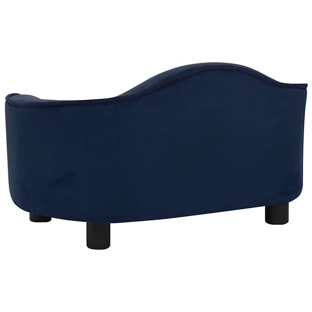 Pohovka pro psy modrá 67 x 47 x 36 cm plyš