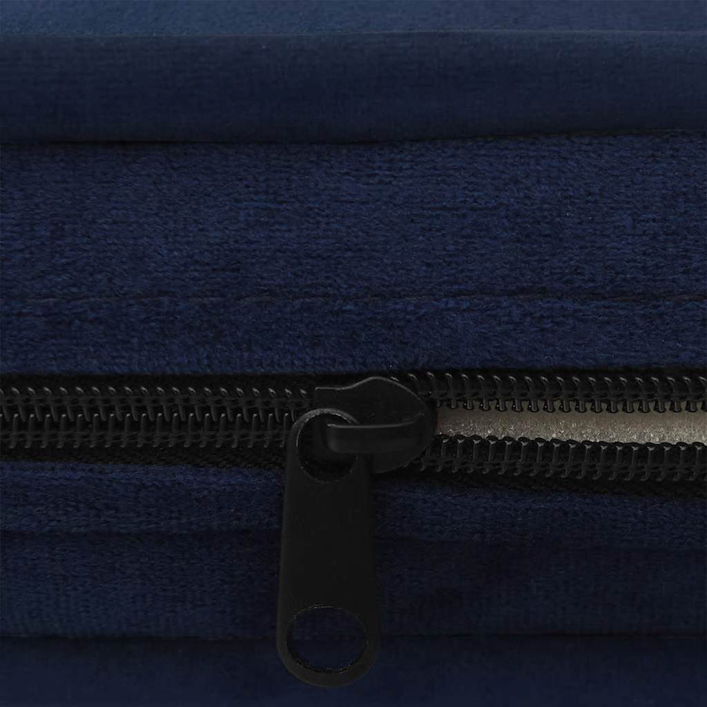 Pohovka pro psy modrá 67 x 47 x 36 cm plyš