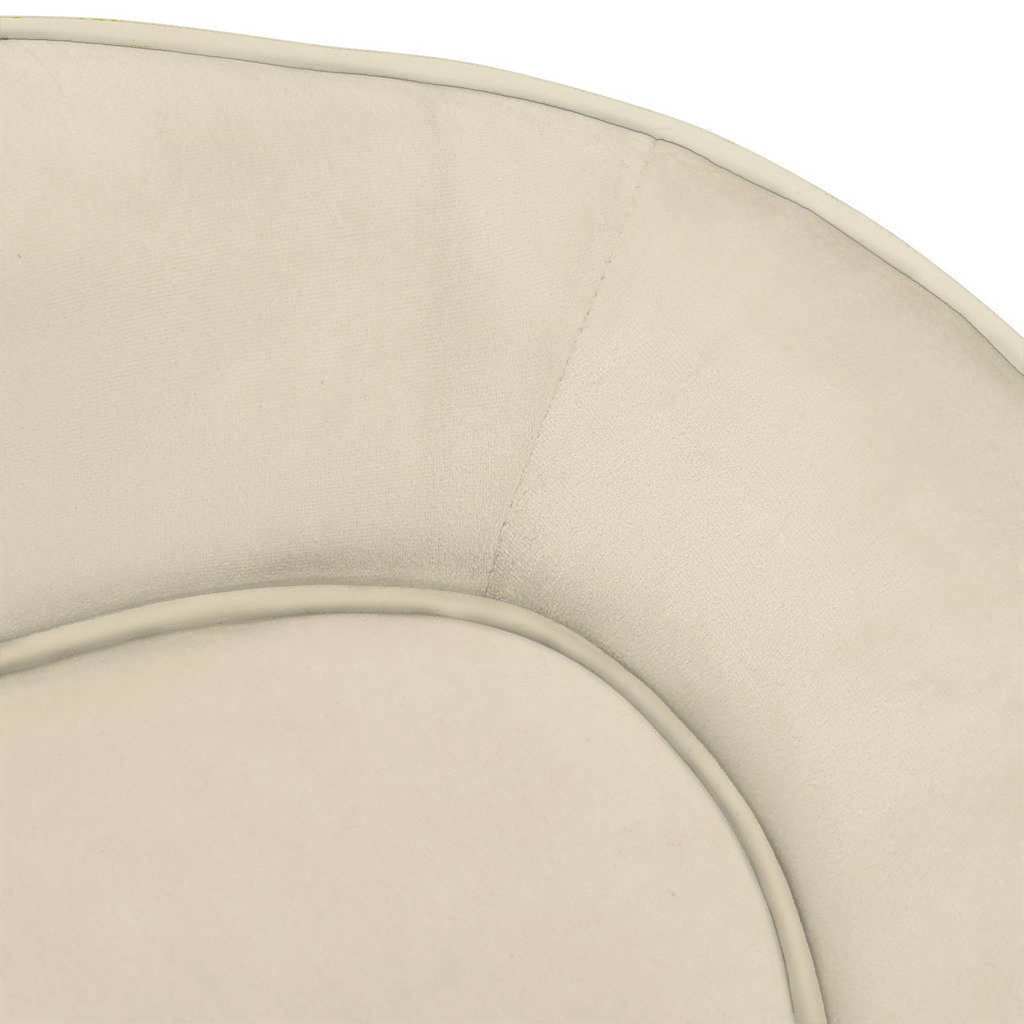 Pohovka pro psy krémová 67 x 47 x 36 cm plyš