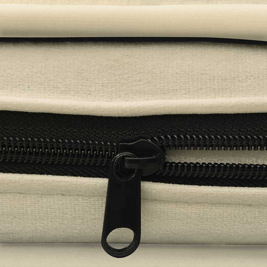 Pohovka pro psy krémová 67 x 47 x 36 cm plyš